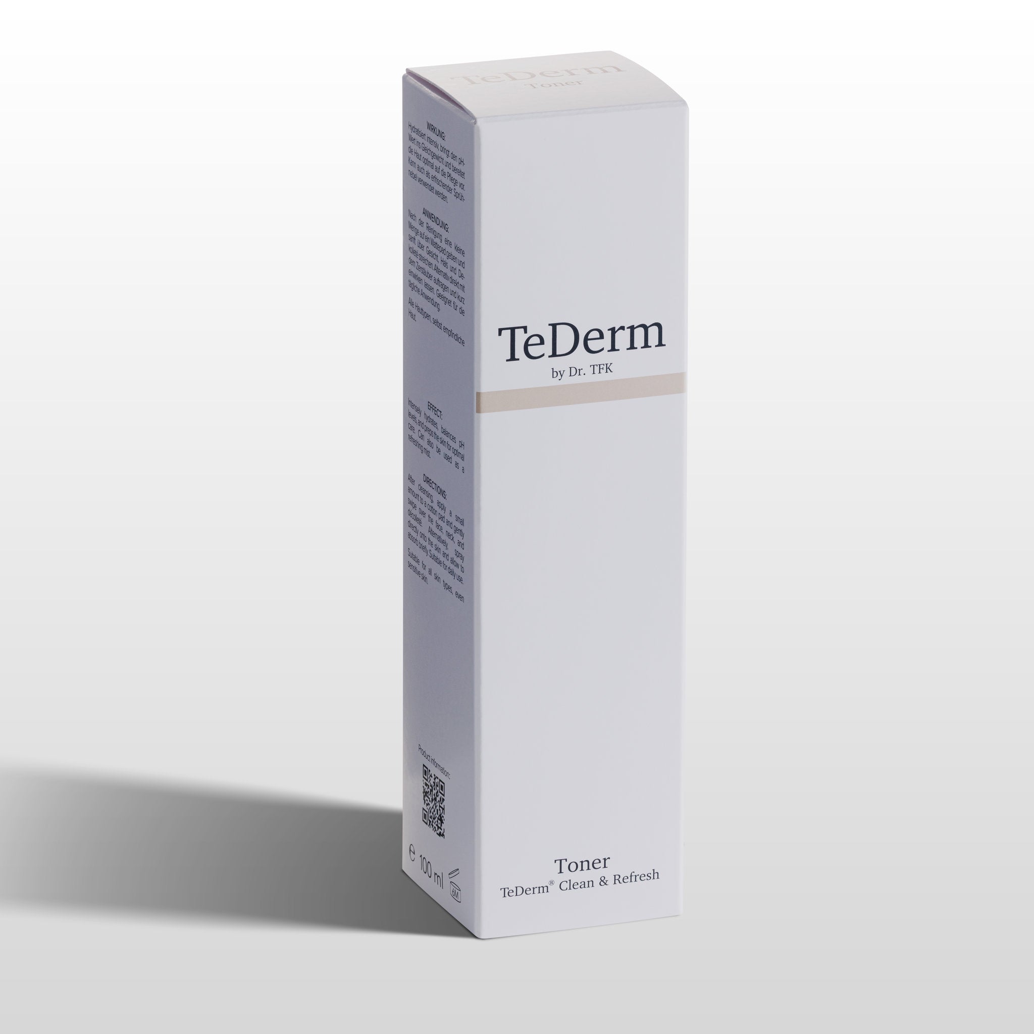 TeDerm Toner angled view – spray bottle from side